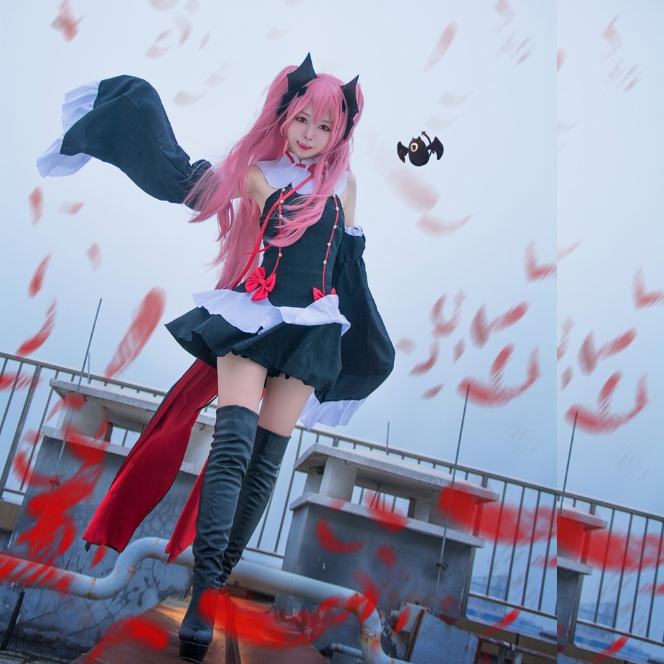 S～6L大きいサイズ★終わりのセラフ クルル・ツェペシ コスプレ ハロウィン衣装 　6set