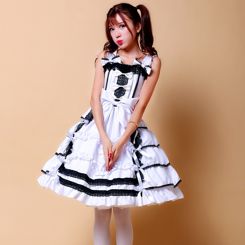 S～4L大きいサイズ★ラブライブ　コスプレ メイド服 エプロン ロリータ クラシカル ゴスロリ ドレス