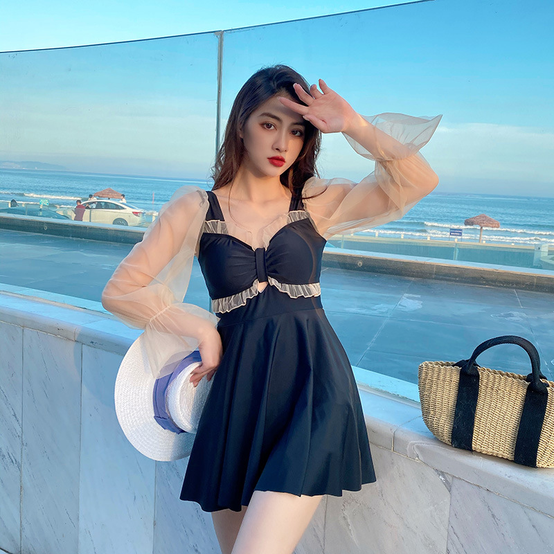 2021新作！大きいサイズM～6L★水着 水泳 海水浴 ビーチ 可愛いフリル　ワンピース水着