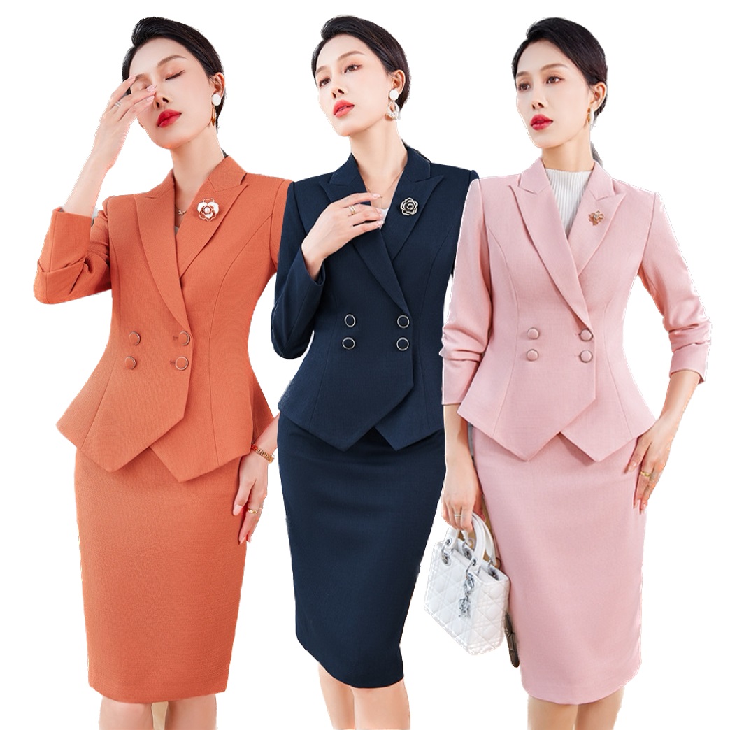 ★S～5L★ OL 通勤 オフェス パーティー 司会  きれいめ ジャケット　スカート　２set