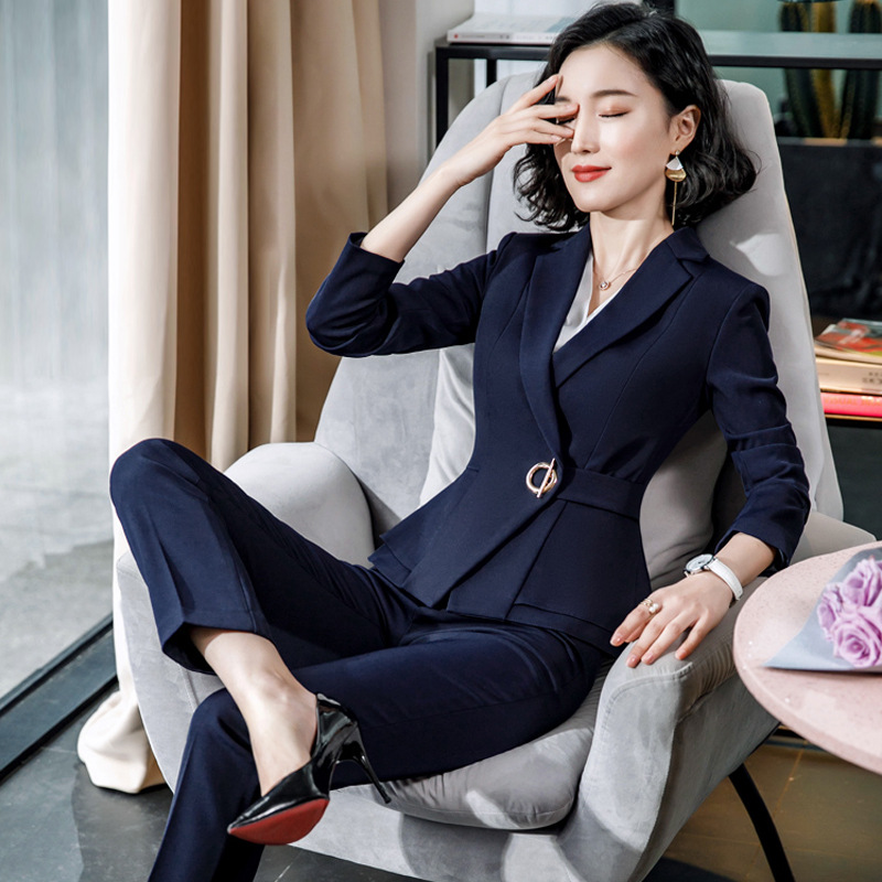 ★S～5L★大きいサイズ  OL通勤 通学 面接 ビジネス 制服　オシャレペプラム スーツセット