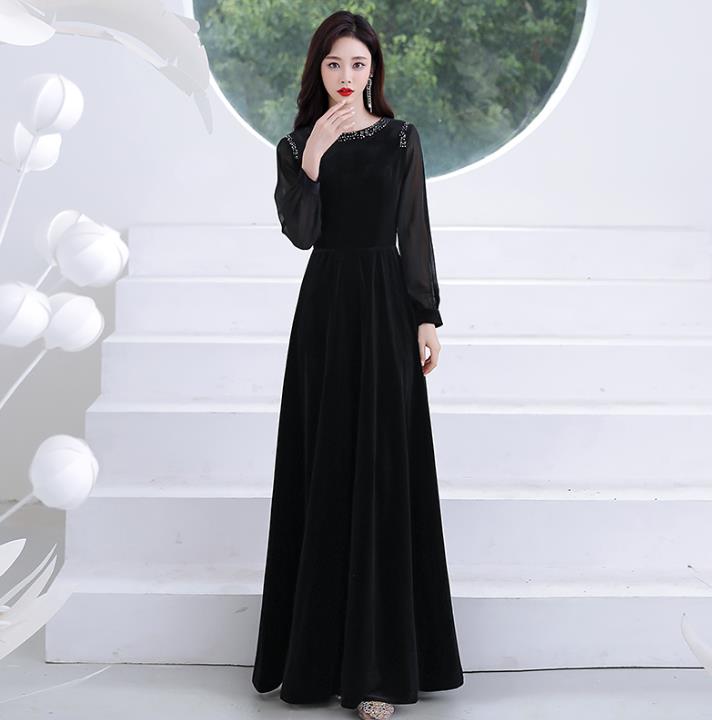 ★パーティー 二次会 結婚式 披露宴 ステージ 司会 演奏会 ロングドレスワンピース