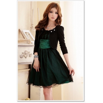 特価★大きいサイズ★ビーズ付き　花モチーフ　長袖　カーディガン#2307