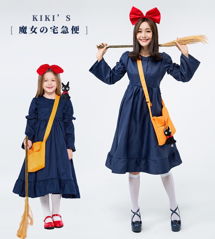 子供サイズ 大人サイズ ハロウィン特集 魔女の宅急便 キキ Cosplay 衣装 ワンピース ドレス ワンピース パーティファッションならyosiroku